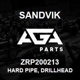 ZRP200213 Sandvik HARD PIPE, DRILLHEAD/ATT PLATE | AGA Parts