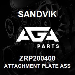 ZRP200400 Sandvik ATTACHMENT PLATE ASSY, V2I DRILLHEAD | AGA Parts