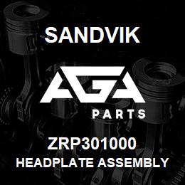ZRP301000 Sandvik HEADPLATE ASSEMBLY | AGA Parts