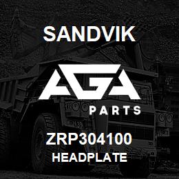 ZRP304100 Sandvik HEADPLATE | AGA Parts