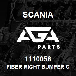 1110058 Scania FIBER RIGHT BUMPER COVER: | AGA Parts