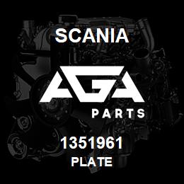 1351961 Scania PLATE | AGA Parts