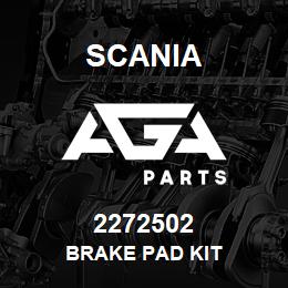 2272502 Scania BRAKE PAD KIT | AGA Parts