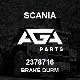 2378716 Scania BRAKE DURM | AGA Parts