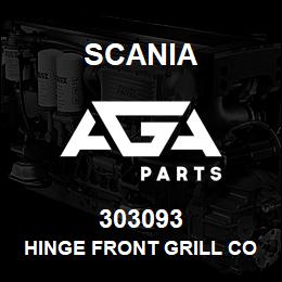 303093 Scania HINGE FRONT GRILL COVER | AGA Parts