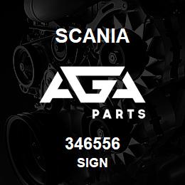 346556 Scania SIGN | AGA Parts