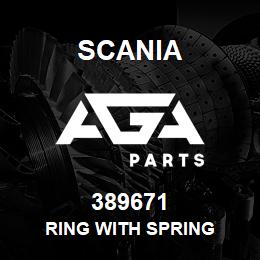 389671 Scania RING WITH SPRING | AGA Parts