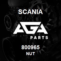 800965 Scania NUT | AGA Parts