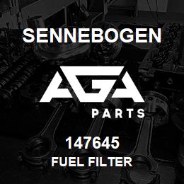 147645 Sennebogen FUEL FILTER | AGA Parts