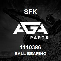 1110386 SFK BALL BEARING | AGA Parts