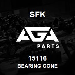 15116 SFK BEARING CONE | AGA Parts