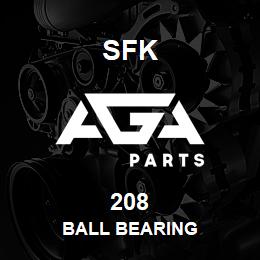 208 SFK BALL BEARING | AGA Parts