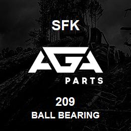 209 SFK BALL BEARING | AGA Parts