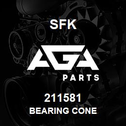 211581 SFK BEARING CONE | AGA Parts