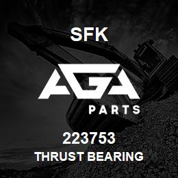 223753 SFK THRUST BEARING | AGA Parts