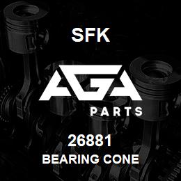 26881 SFK BEARING CONE | AGA Parts