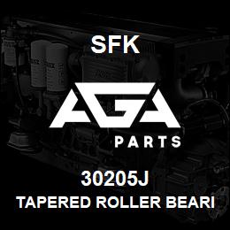 30205J SFK TAPERED ROLLER BEARING | AGA Parts