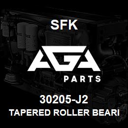 30205-J2 SFK TAPERED ROLLER BEARING | AGA Parts