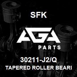 30211-J2/Q SFK TAPERED ROLLER BEARING | AGA Parts