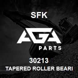 30213 SFK TAPERED ROLLER BEARING | AGA Parts