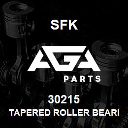 30215 SFK TAPERED ROLLER BEARING | AGA Parts