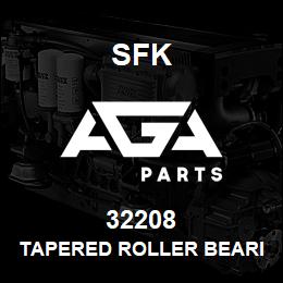 32208 SFK TAPERED ROLLER BEARING | AGA Parts