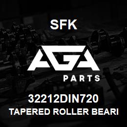 32212DIN720 SFK TAPERED ROLLER BEARING | AGA Parts
