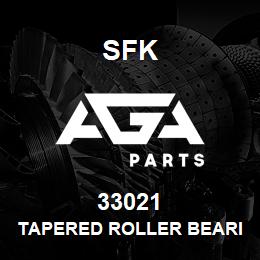 33021 SFK TAPERED ROLLER BEARING | AGA Parts