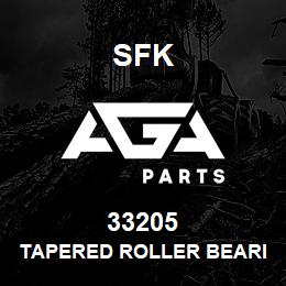 33205 SFK TAPERED ROLLER BEARING | AGA Parts