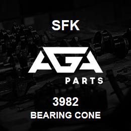 3982 SFK BEARING CONE | AGA Parts