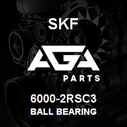 6000-2RSC3 SFK BALL BEARING | AGA Parts