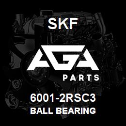6001-2RSC3 SFK BALL BEARING | AGA Parts