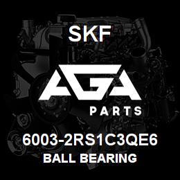 6003-2RS1C3QE6 SFK BALL BEARING | AGA Parts