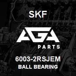 6003-2RSJEM SFK BALL BEARING | AGA Parts