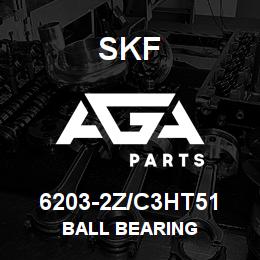 6203-2Z/C3HT51 SFK BALL BEARING | AGA Parts
