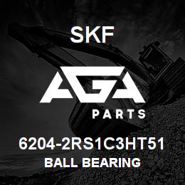 6204-2RS1C3HT51 SFK BALL BEARING | AGA Parts
