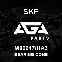 M86647/HA3 SFK BEARING CONE | AGA Parts