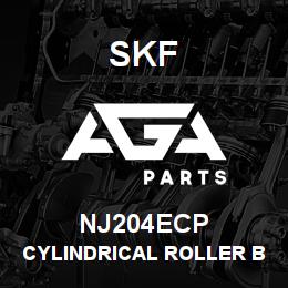 NJ204ECP SFK CYLINDRICAL ROLLER BEARING | AGA Parts