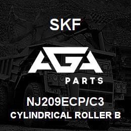 NJ209ECP/C3 SFK CYLINDRICAL ROLLER BEARING | AGA Parts