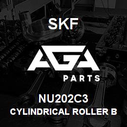 NU202C3 SFK CYLINDRICAL ROLLER BEARING | AGA Parts