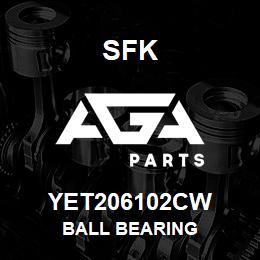YET206102CW SFK BALL BEARING | AGA Parts