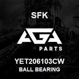 YET206103CW SFK BALL BEARING | AGA Parts