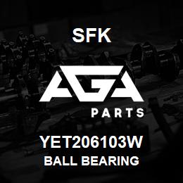 YET206103W SFK BALL BEARING | AGA Parts
