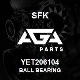 YET206104 SFK BALL BEARING | AGA Parts