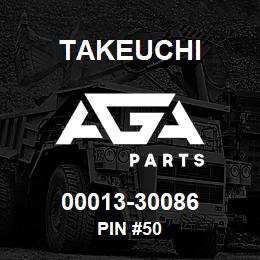 00013-30086 Takeuchi PIN #50 | AGA Parts