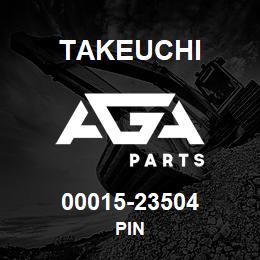 00015-23504 Takeuchi PIN | AGA Parts