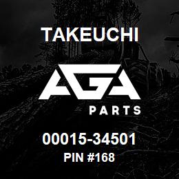 00015-34501 Takeuchi PIN #168 | AGA Parts