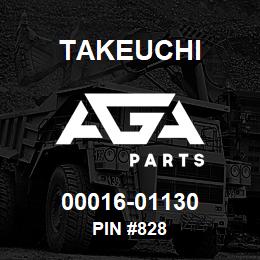 00016-01130 Takeuchi PIN #828 | AGA Parts