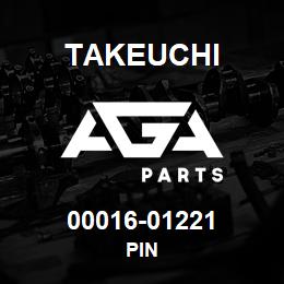 00016-01221 Takeuchi PIN | AGA Parts