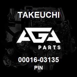 00016-03135 Takeuchi PIN | AGA Parts